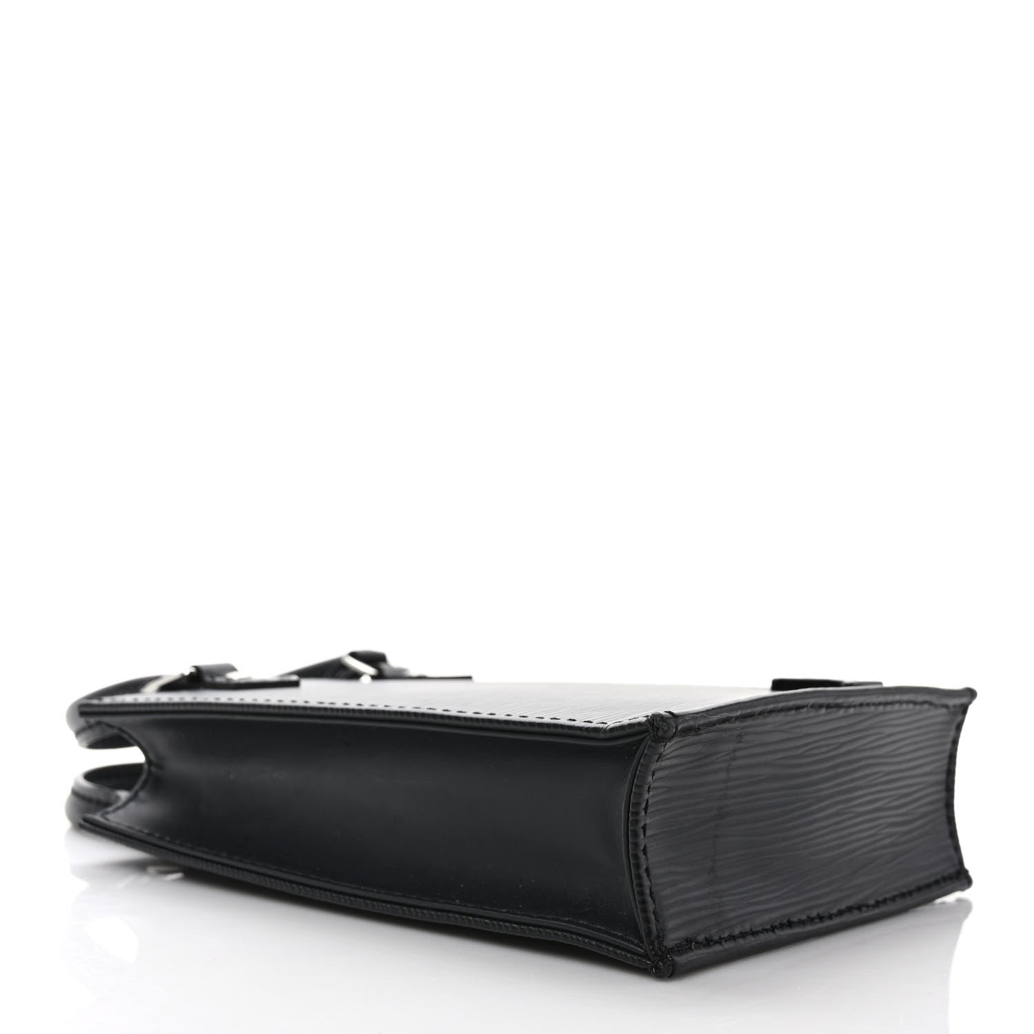 Louis Vuitton Epi Petit Sac Plat Black 4 of 11