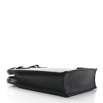 Louis Vuitton Epi Petit Sac Plat Black 4 of 11