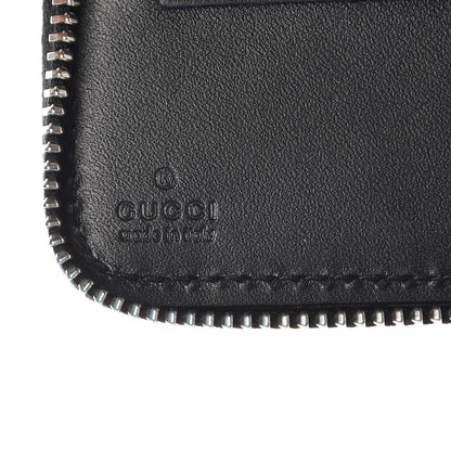 Gucci Guccissima Signature Travel Document Case Black 7 of 12