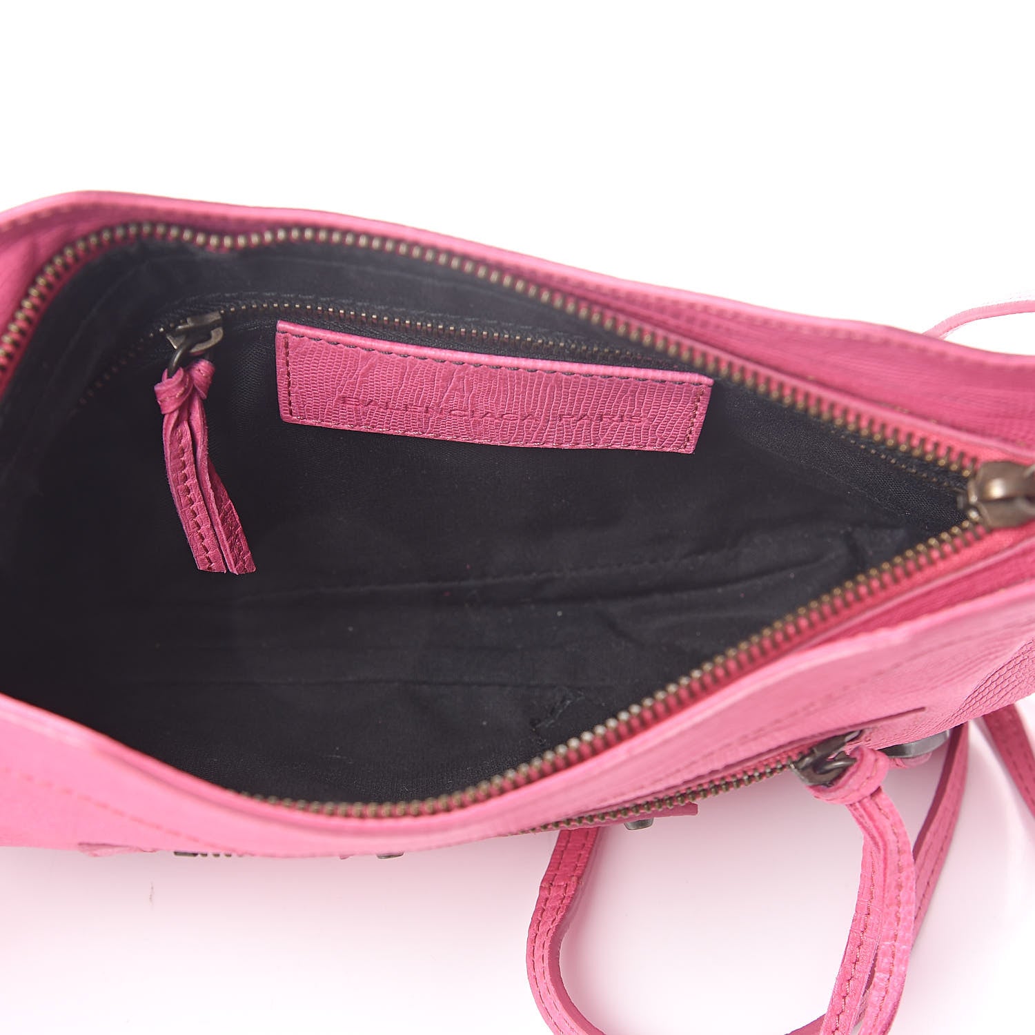 Balenciaga Agneau Lizard Embossed Hip Pink 5 of 8