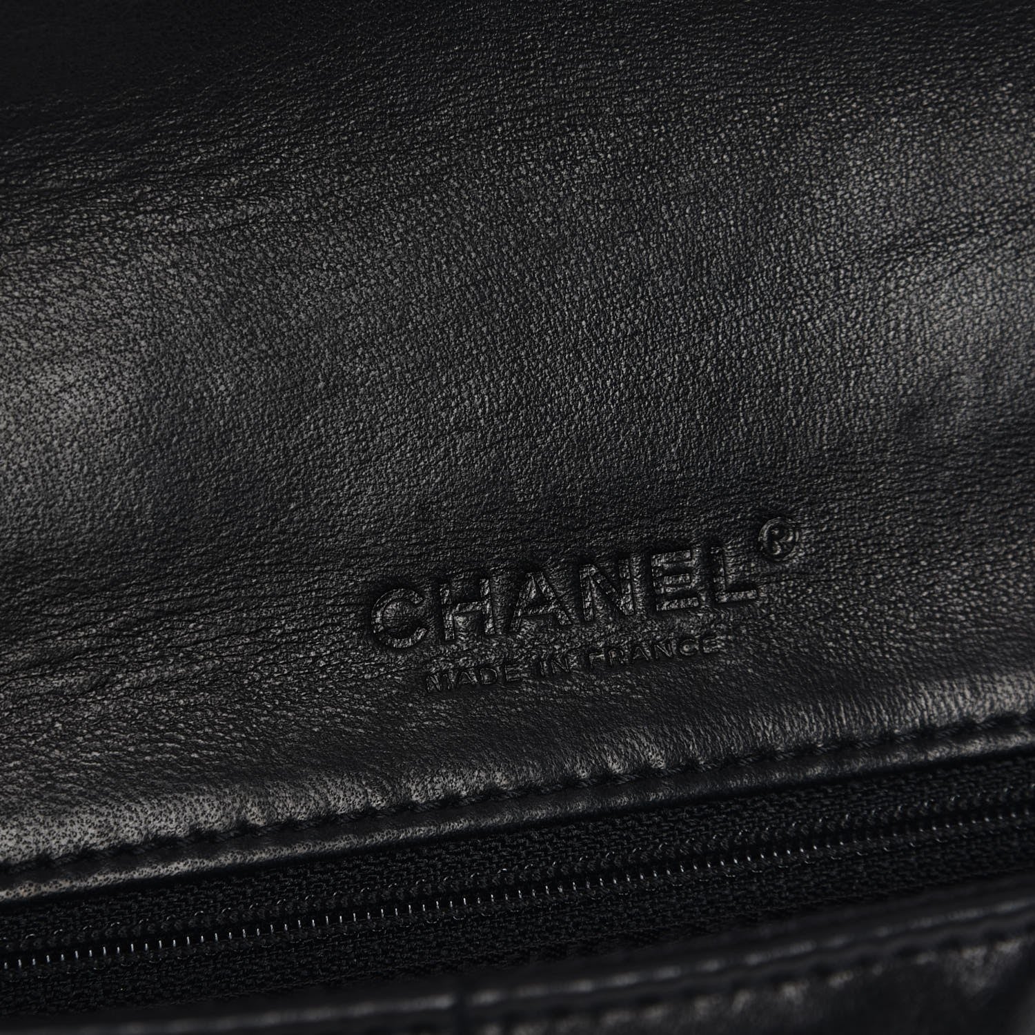 Chanel Chocolate Bar Quilted Lambskin 5 Chain Flap Black 5 of 8