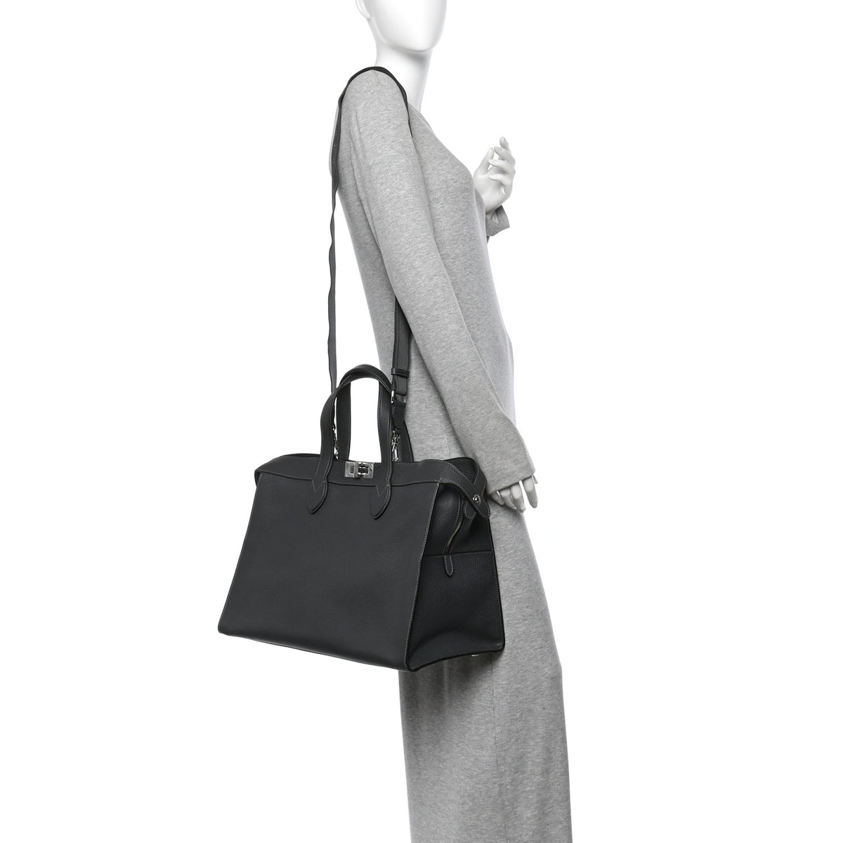 Cuoio Romano Peekaboo I SEE U Forty8 Satchel Asfalto Palladio