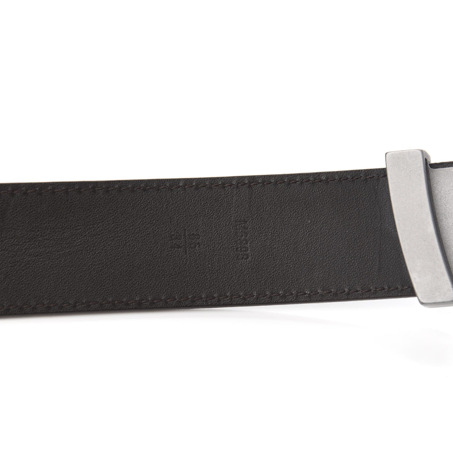 Louis Vuitton Taiga 35mm LV Initiales Belt 85 34 Glacier 2 of 6