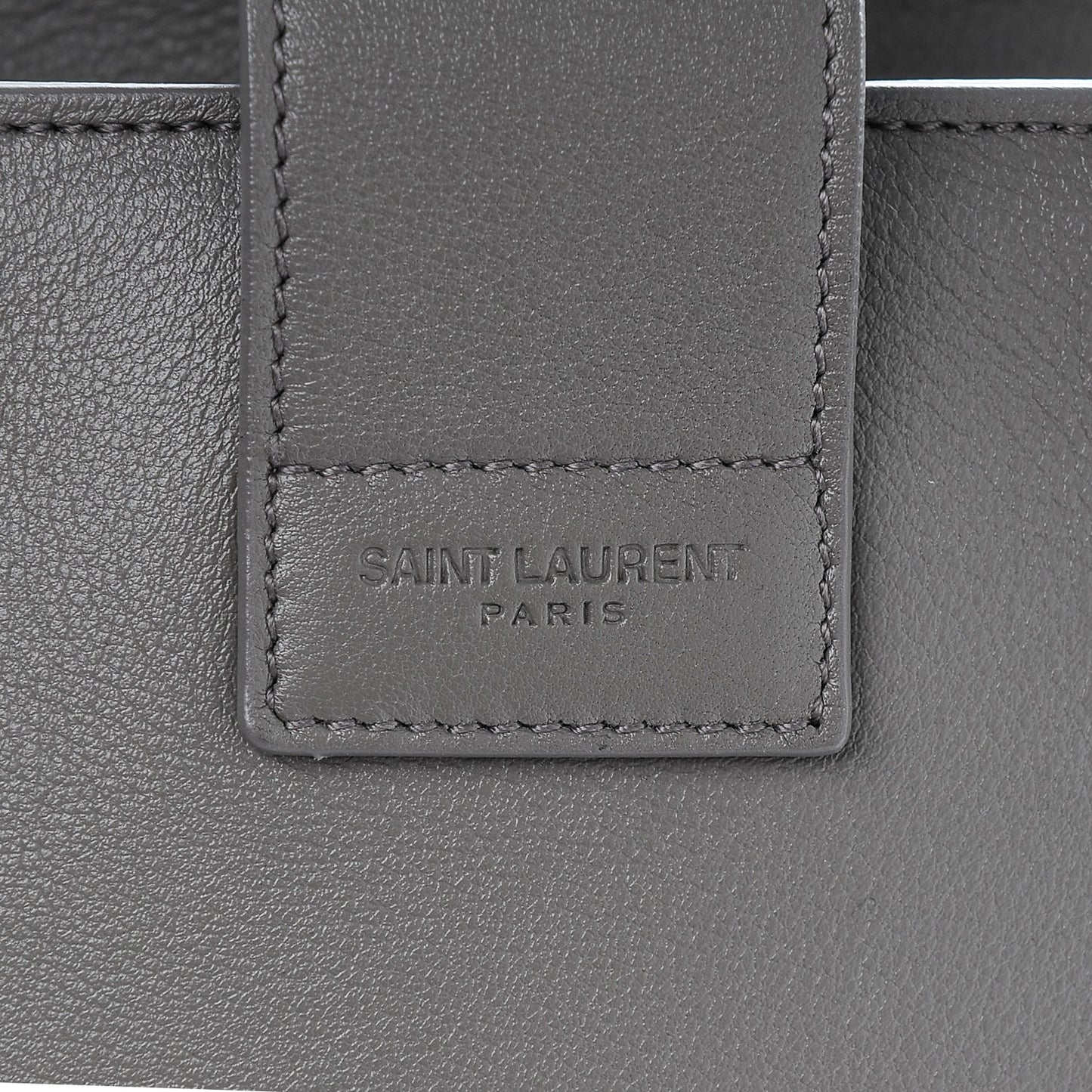 Calfskin Medium Monogram Cabas Grey