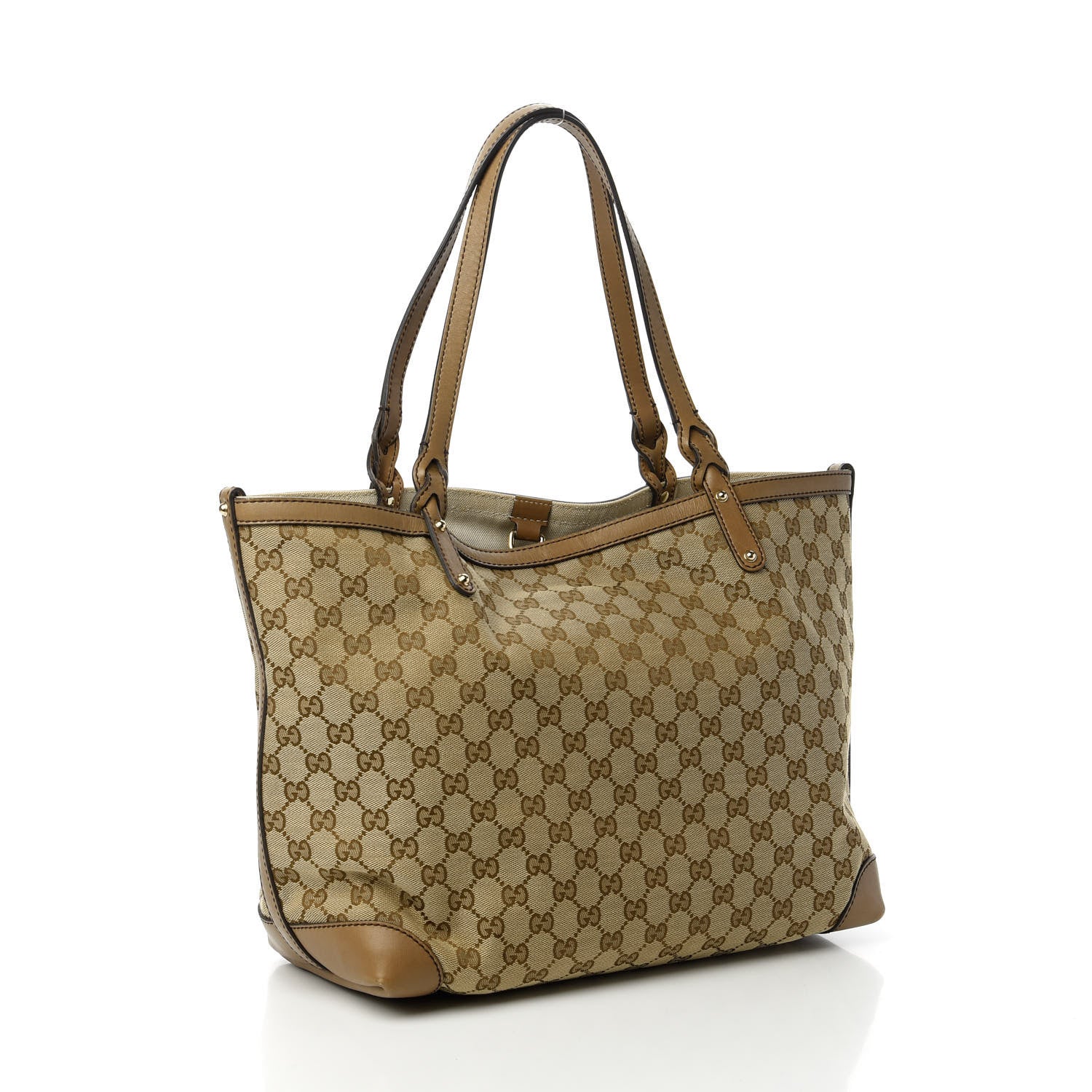 Gucci Monogram Medium Craft Tote Brown 3 of 8