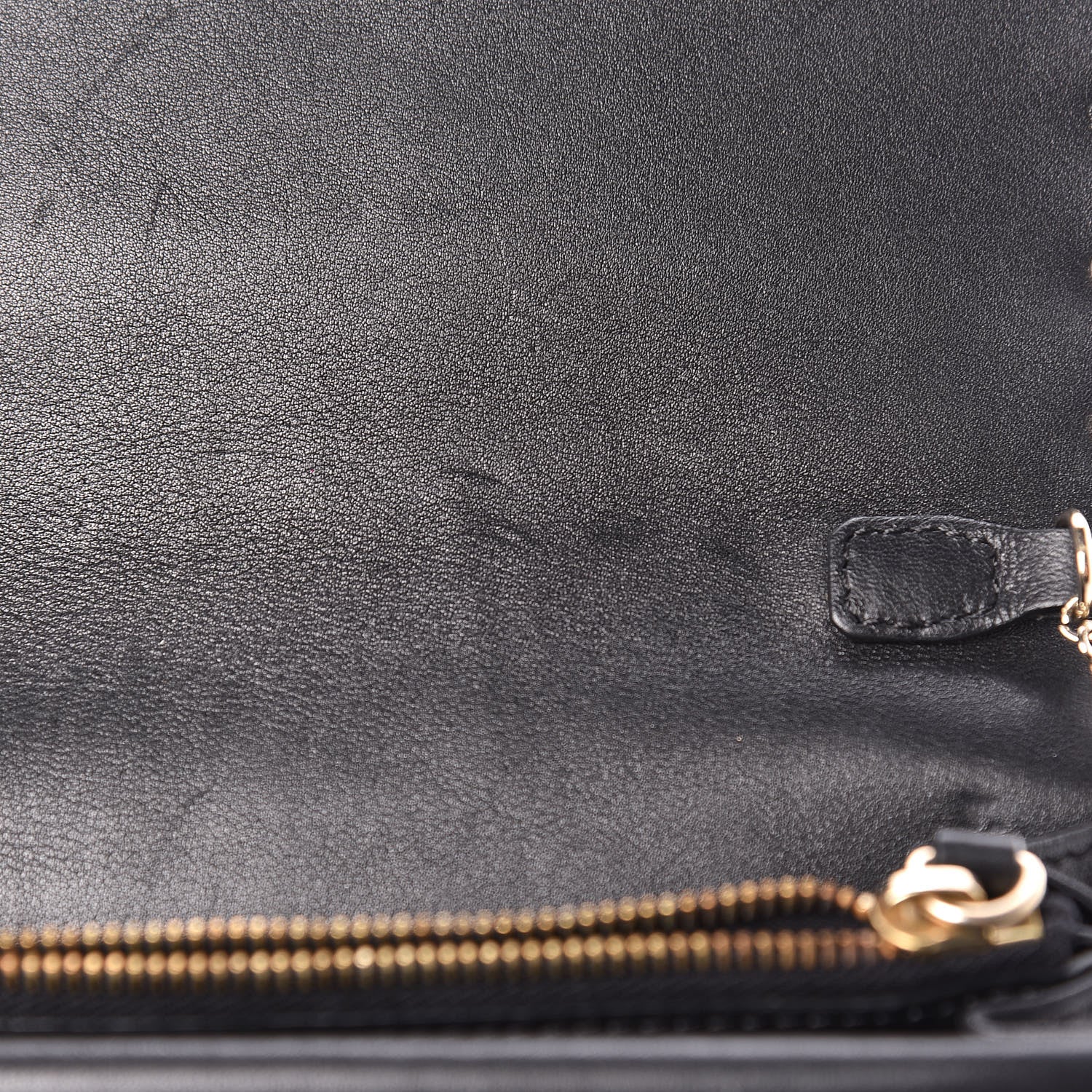 Valentino Garavani Calfskin Rockstud Wallet on Chain Black 11 of 15