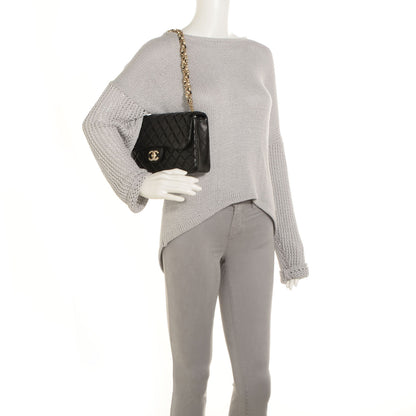 Chanel Lambskin Medium Westminster Pearl Flap Black 2 of 8