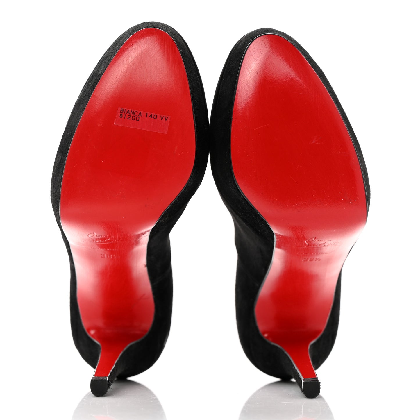 Veau Velours Bianca 140 Pumps 38.5 Black