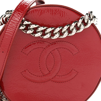 Chanel Patent Round As Earth Evening Bag Red 15 of 21