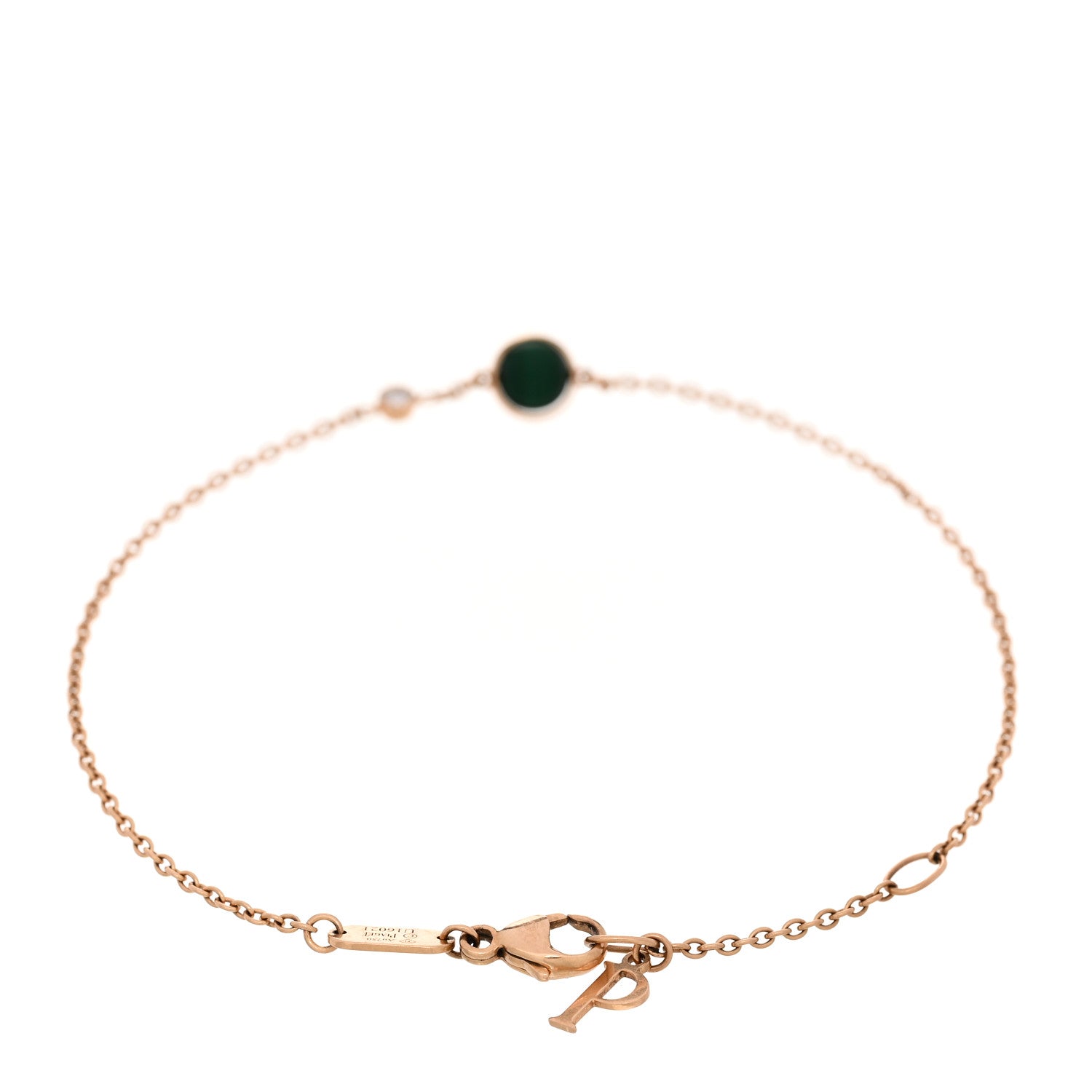 Piaget 18K Rose Gold Malachite Diamond Possession Bracelet 2 of 4