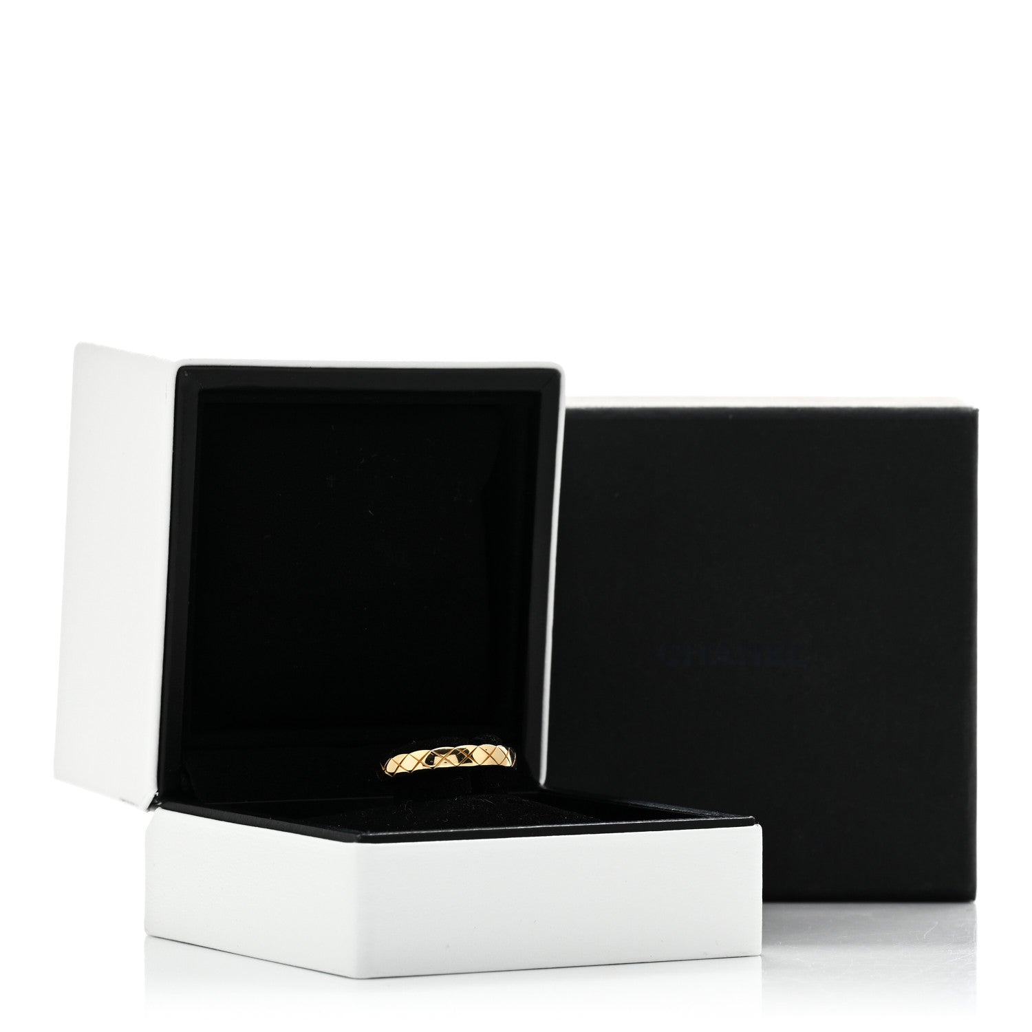 Chanel 18K Yellow Gold Mini Coco Crush Ring 51 5.75 5 of 5