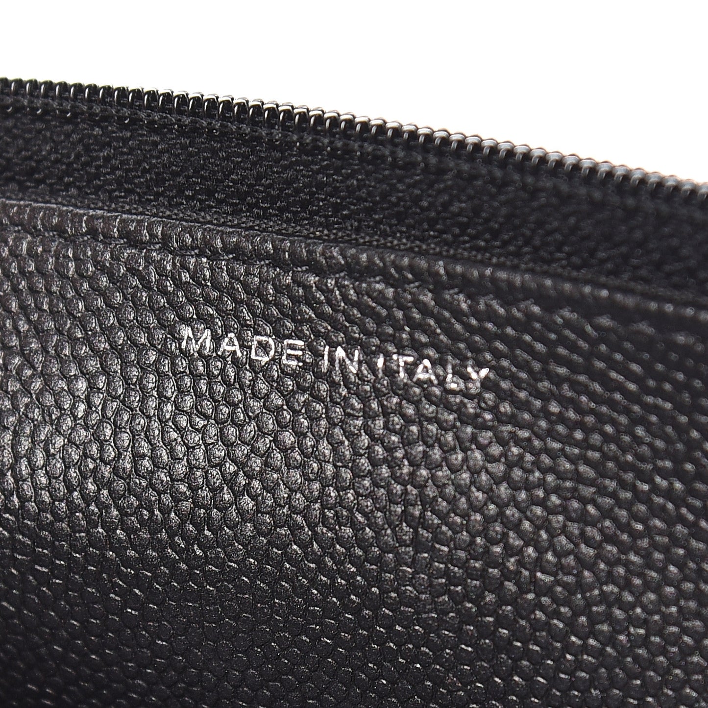 Caviar Quilted Boy Wallet On Chain WOC So Black