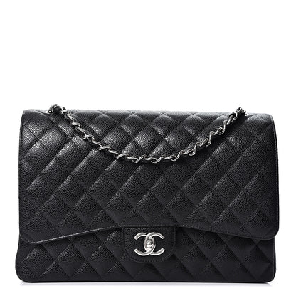 Chanel Caviar Quilted Maxi Double Flap Black 1 of 9