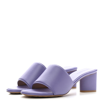 Bottega Veneta Vienna Calfskin The Band Mule Sandals 40.5 Lavender 3 of 7