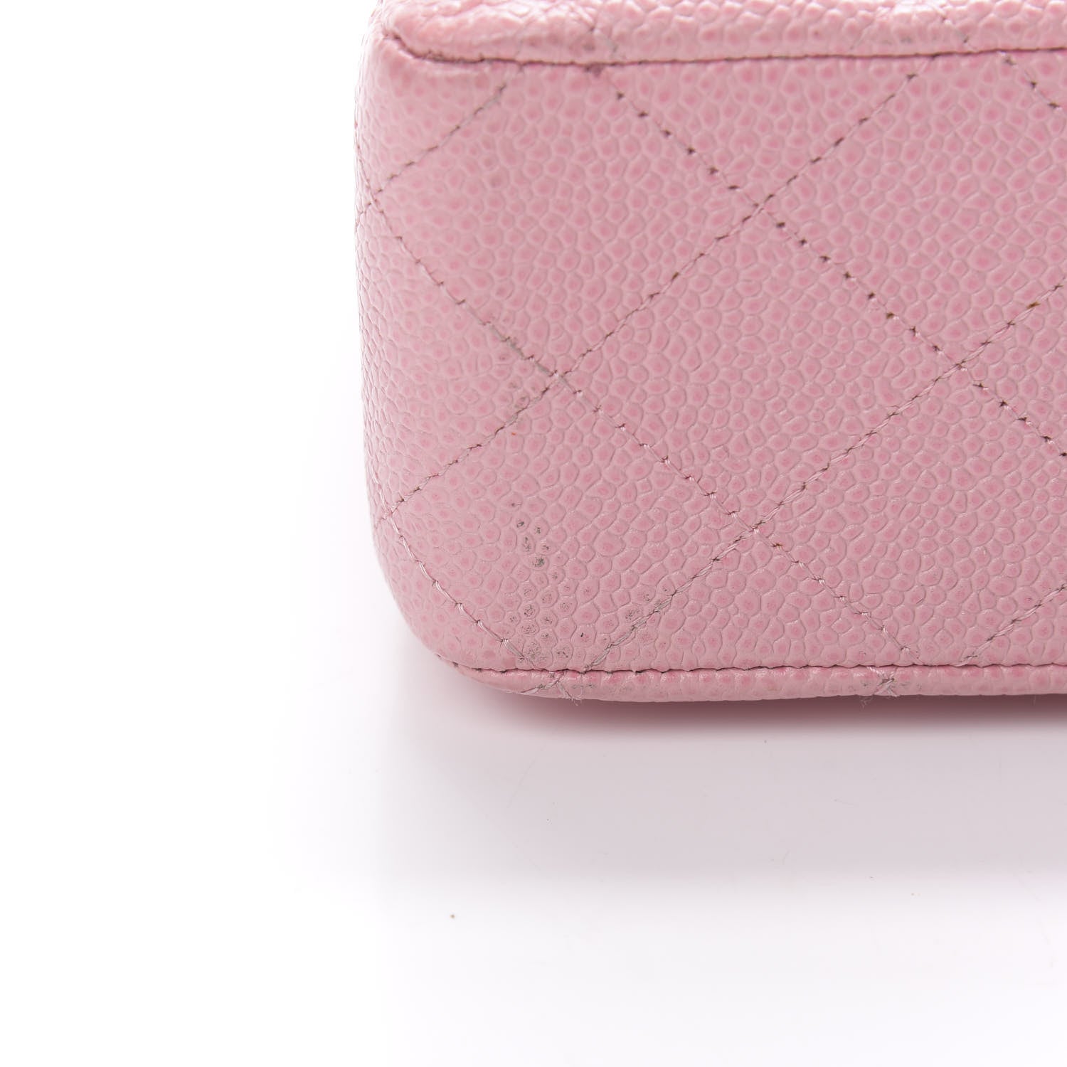 Chanel Caviar Quilted Medium Double Flap Pink 11 of 12