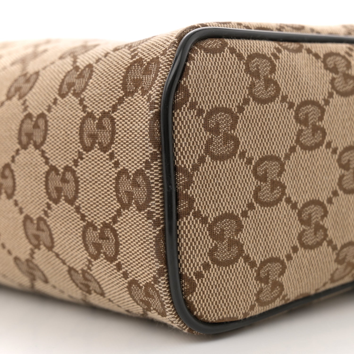 Gucci Monogram Dollar Calfskin Large Camera Case Beige Ebony Testa di Moro Marrone Scuro 10 of 10