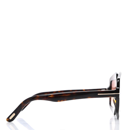 Tom Ford Tate-02 Irregular Square Sunglasses TF789 Dark Havana 3 of 8