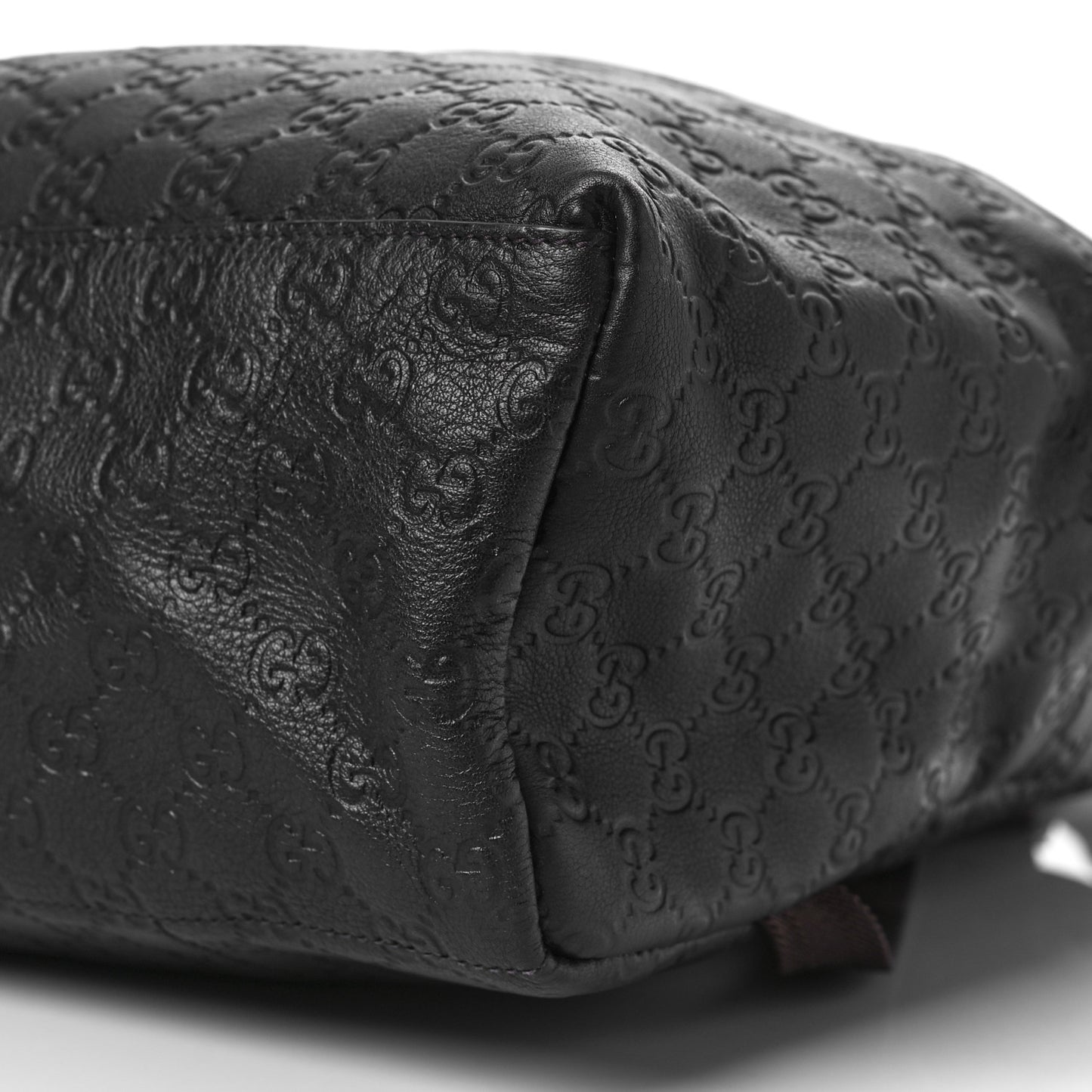 Guccissima Medium Classic Backpack Dark Brown