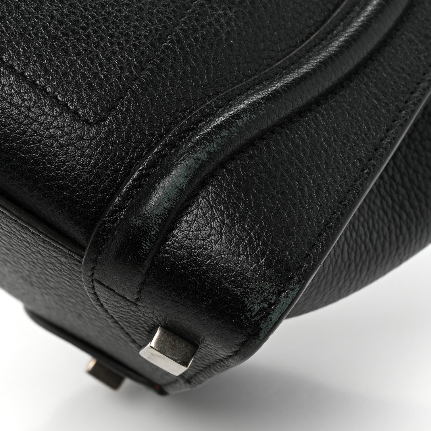 Celine Drummed Calfskin Micro Luggage Black 15 of 25