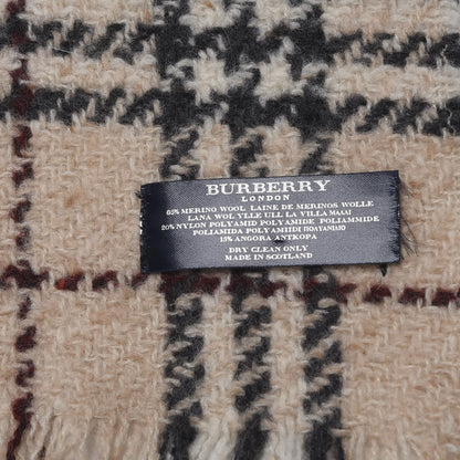 Burberry Merino Wool Check Scarf Camel 5 of 5