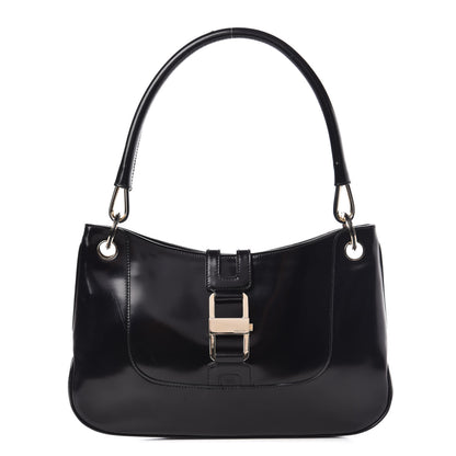 Gucci Polished Calfskin Small Hobo Black 1 of 12