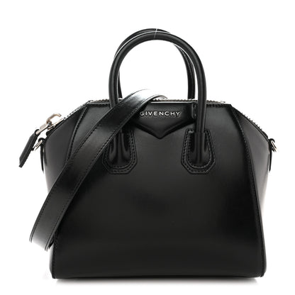 Givenchy Shiny Lord Calfskin Mini Antigona Black 1 of 13