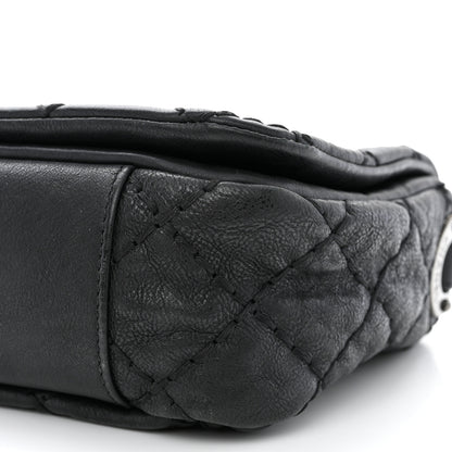 Chanel Calfskin Quilted Double Stitch Flap Black 10 of 10