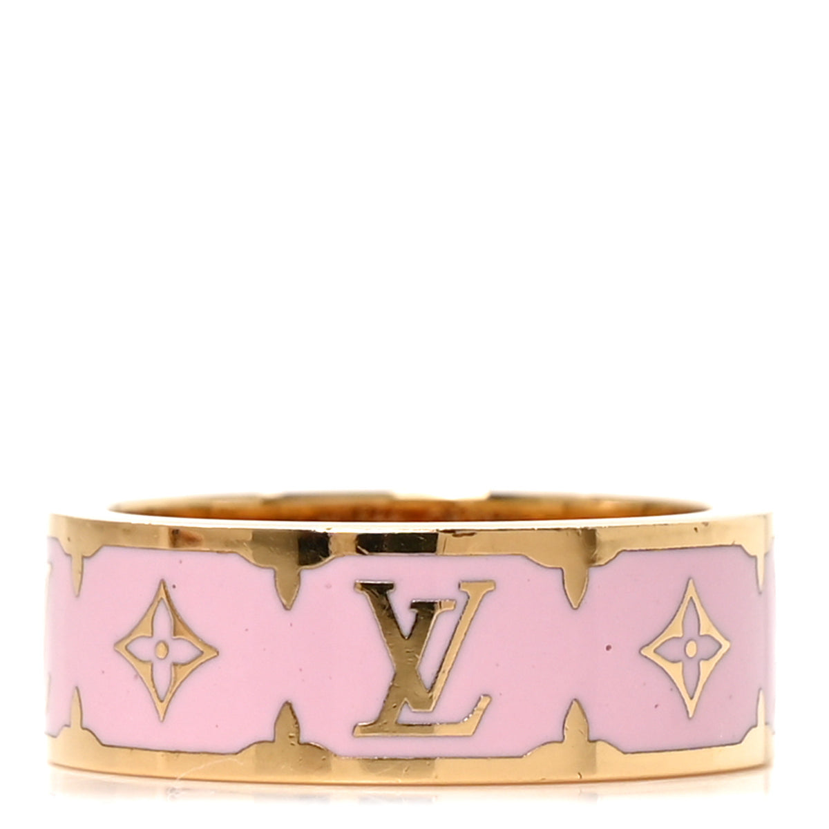 Enamel Nanogram Ring L 56 7.5 Pink
