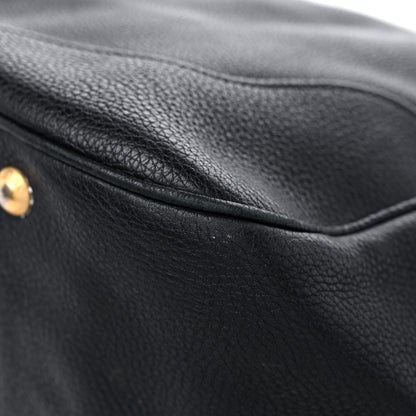 Prada Vitello Daino Shoulder Bag Black 8 of 15