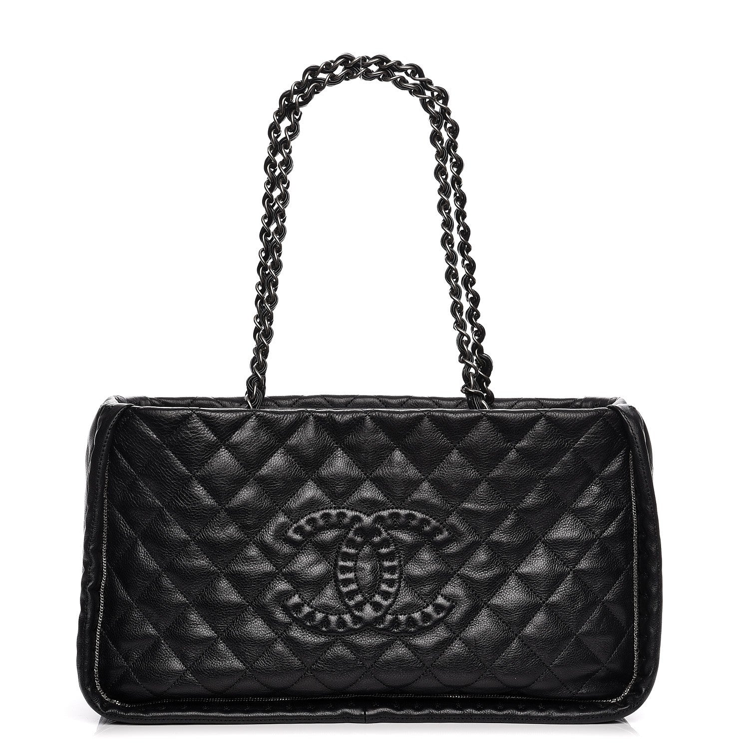 Chanel Calfskin Quilted Istanbul Small Tote Black 1 of 9