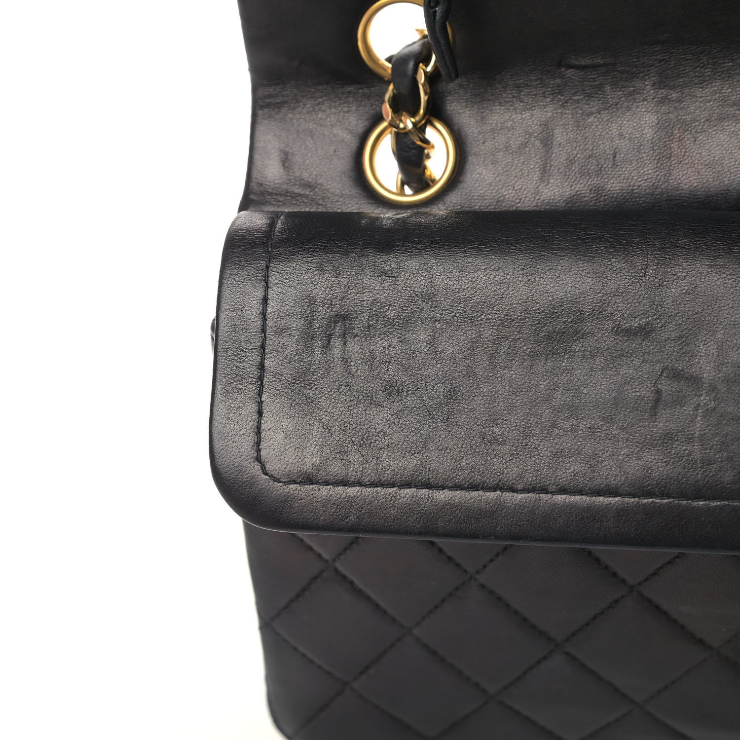Chanel Lambskin Quilted Small Double Flap Black 6 of 11