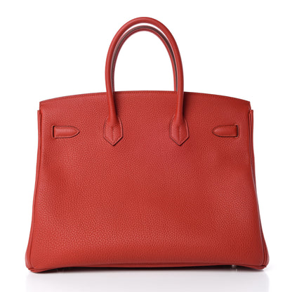 Hermes Togo Birkin 35 Vermillion 4 of 29