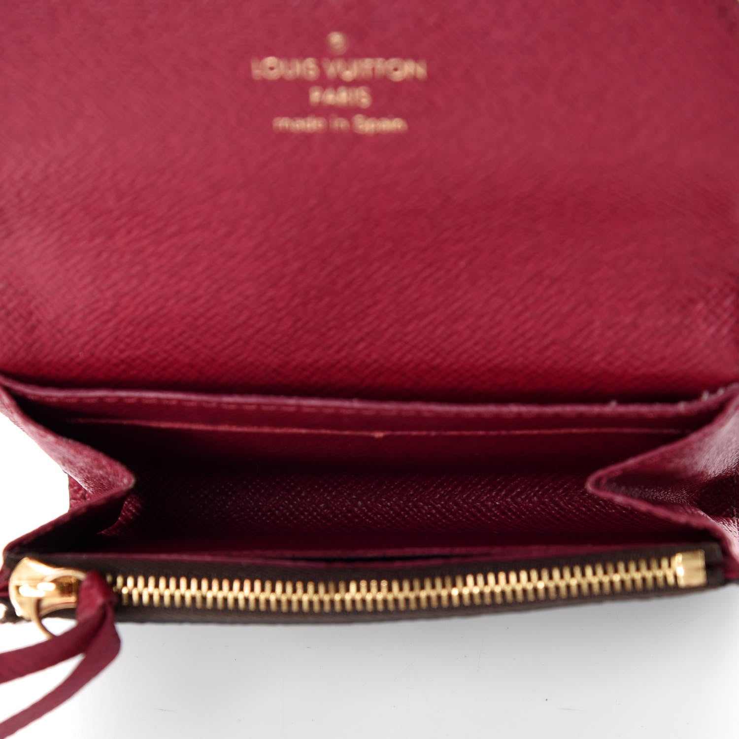 Louis Vuitton Monogram Rosalie Coin Purse Fuchsia 7 of 9