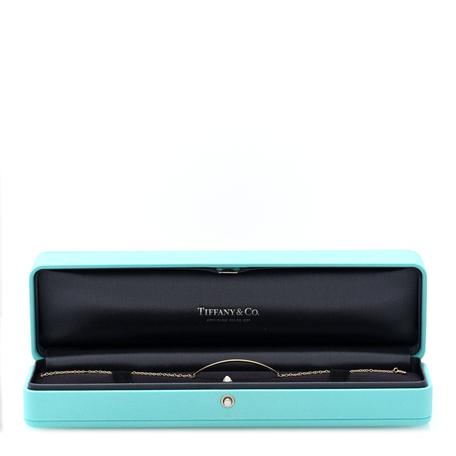 Tiffany 18K Yellow Gold T Smile Bracelet 4 of 4