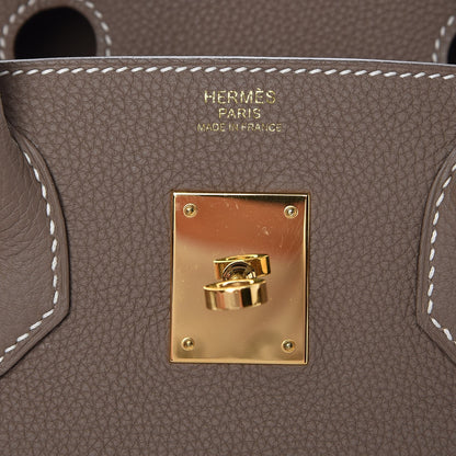 Hermes Togo Birkin 30 Etoupe 6 of 8