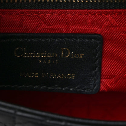 Christian Dior Lambskin Cannage Mini Lady Dior Black 6 of 8
