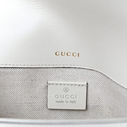Gucci GG Supreme Monogram Web Mini Horsebit 1955 Shoulder Bag Beige Mystic White 6 of 11