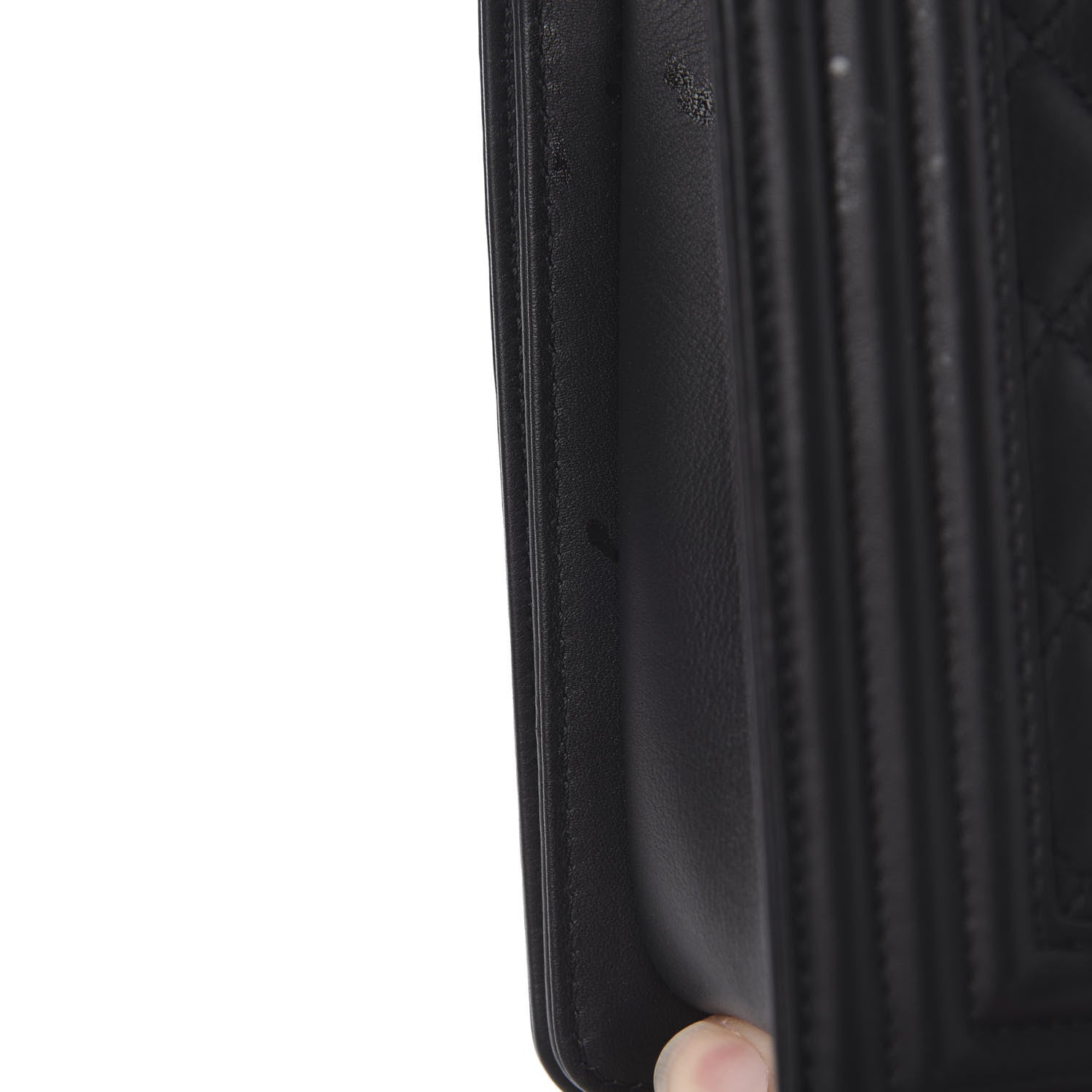 Chanel Calfskin Quilted New Medium Boy Flap Black 13 of 14