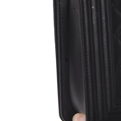 Chanel Calfskin Quilted New Medium Boy Flap Black 13 of 14