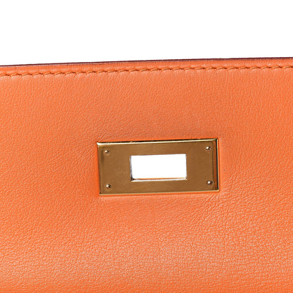 Hermes Swift Kelly Retourne 32 Orange 27 of 38