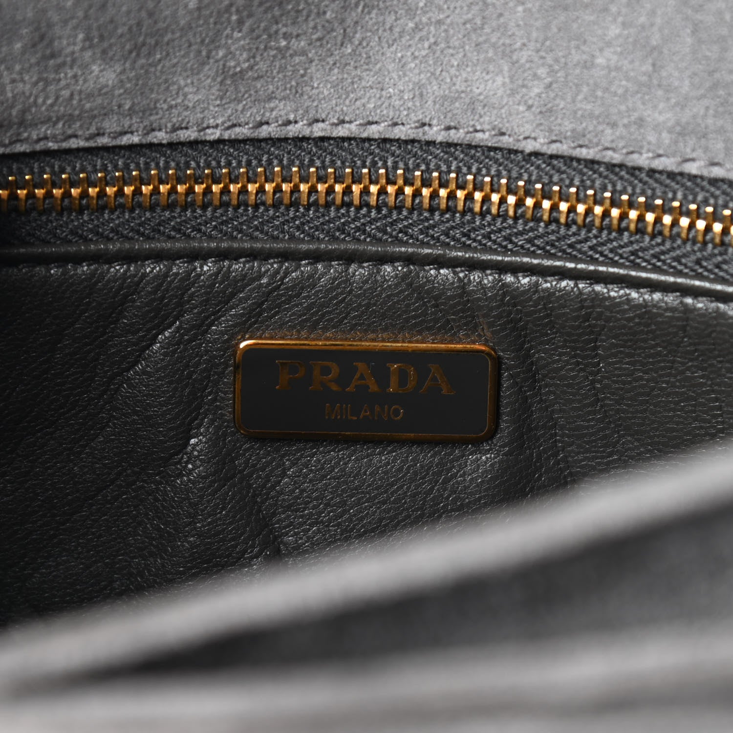 Prada Suede Snakeskin Patchwork Small Flap Bag Marmo 6 of 8