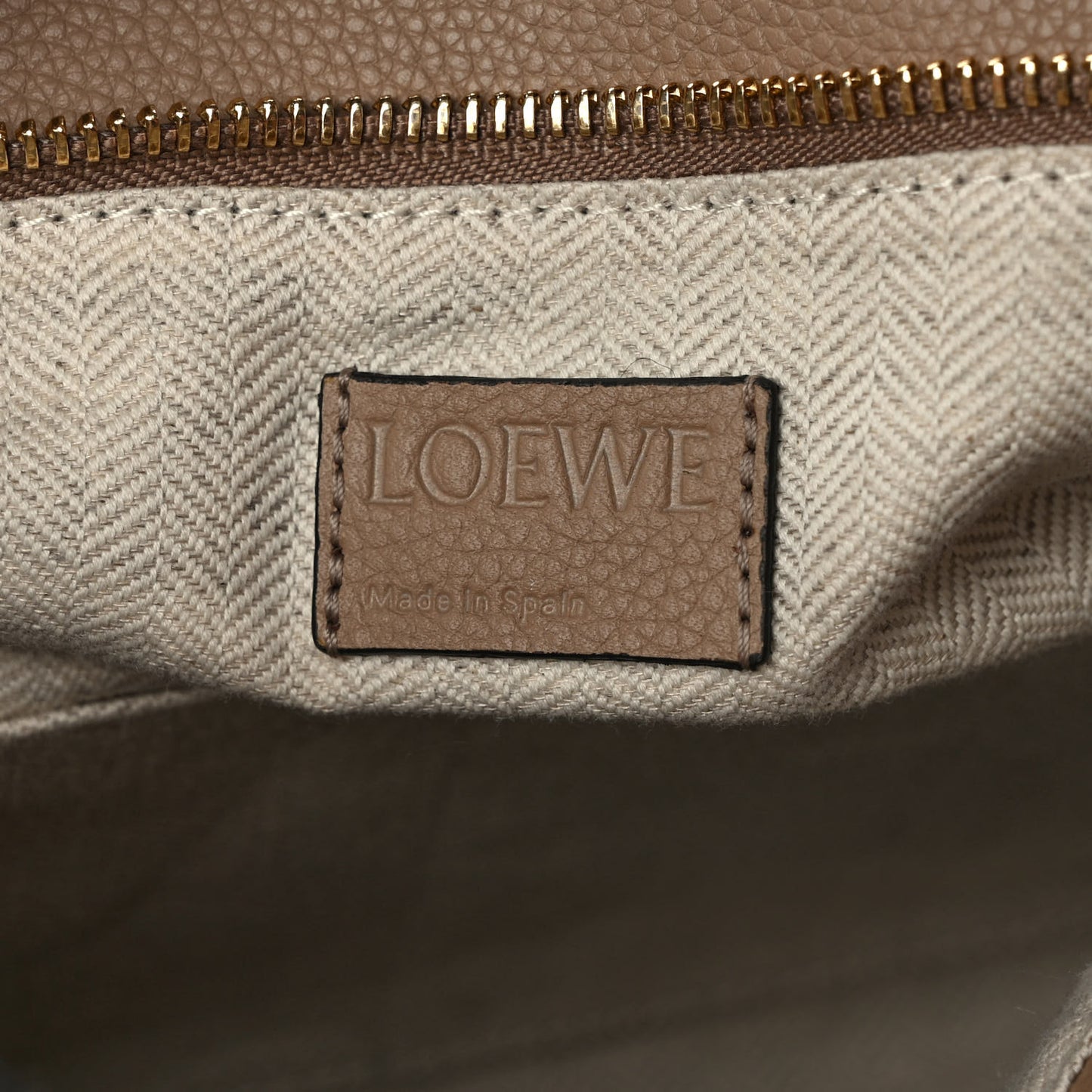 Calfskin Medium Puzzle Bag Sand