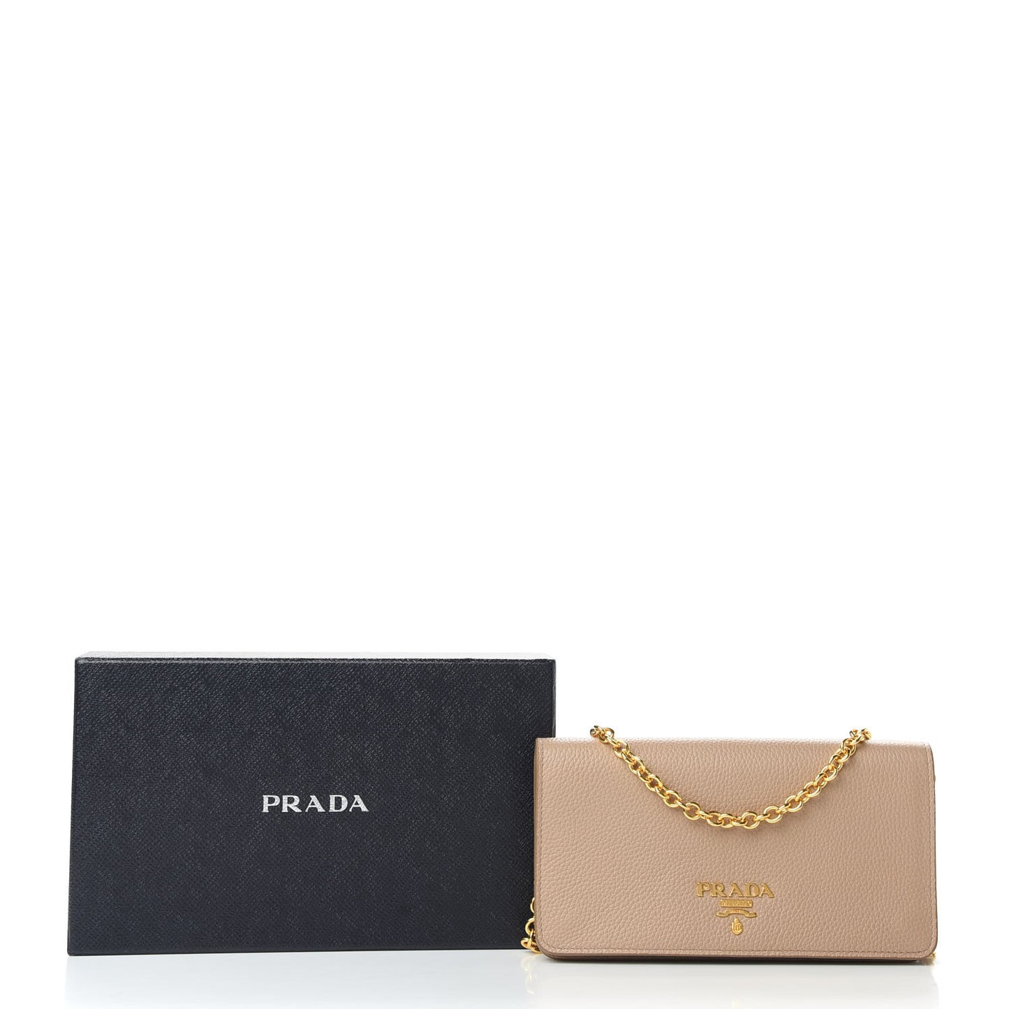 Vitello Daino Chain Wallet Cammeo
