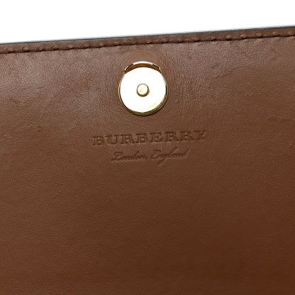 Burberry Derby Calfskin House Check Mini Hampshire Crossbody Tan 6 of 10