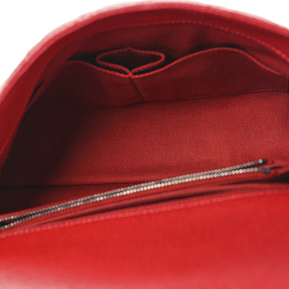 Chanel Caviar Quilted Small Coco Handle Flap Red 5 of 11