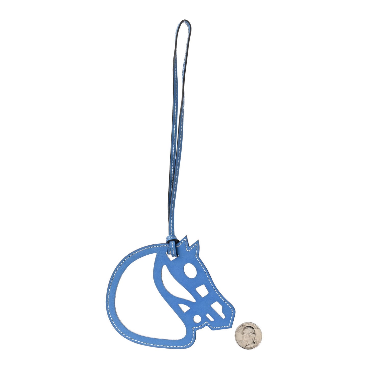 Swift Paddock Cheval Horse Bag Charm Bleu Paradis