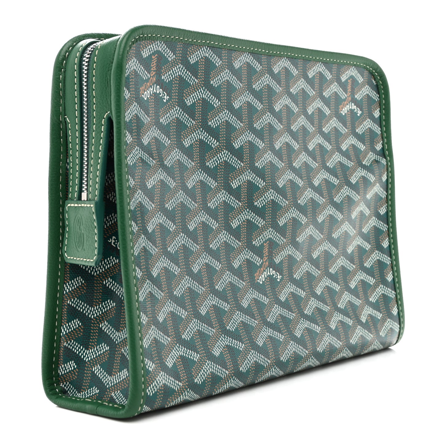 Goyardine Jouvence Toiletry Pouch MM Green