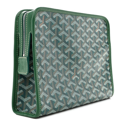 Goyard Goyardine Jouvence Toiletry Pouch MM Green 3 of 7