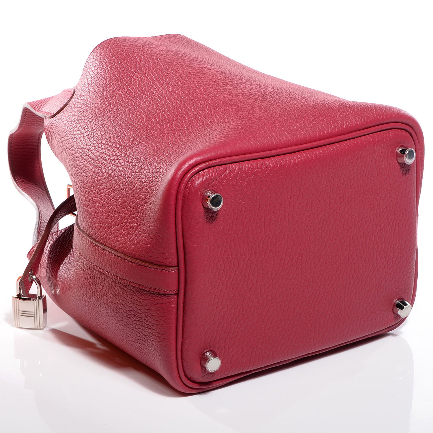 Hermes Togo Picotin Lock PM Rubis 6 of 9