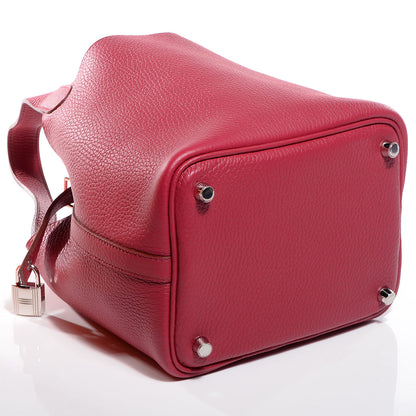 Hermes Togo Picotin Lock PM Rubis 6 of 9